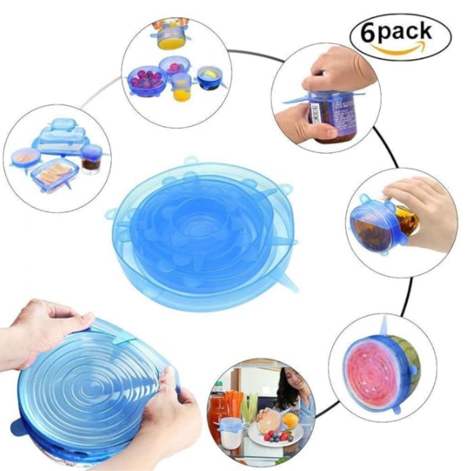 Vista 4 de 30 TAPAS DE SILICON REUTILIZABLES